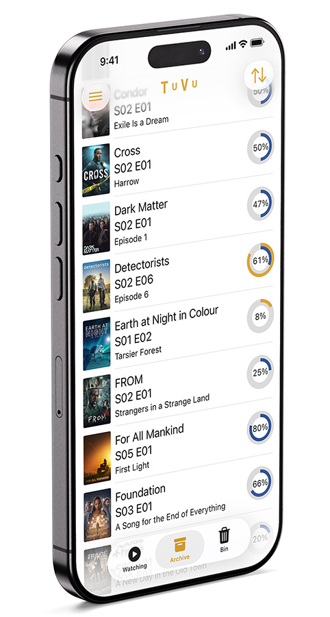 TuVu menus